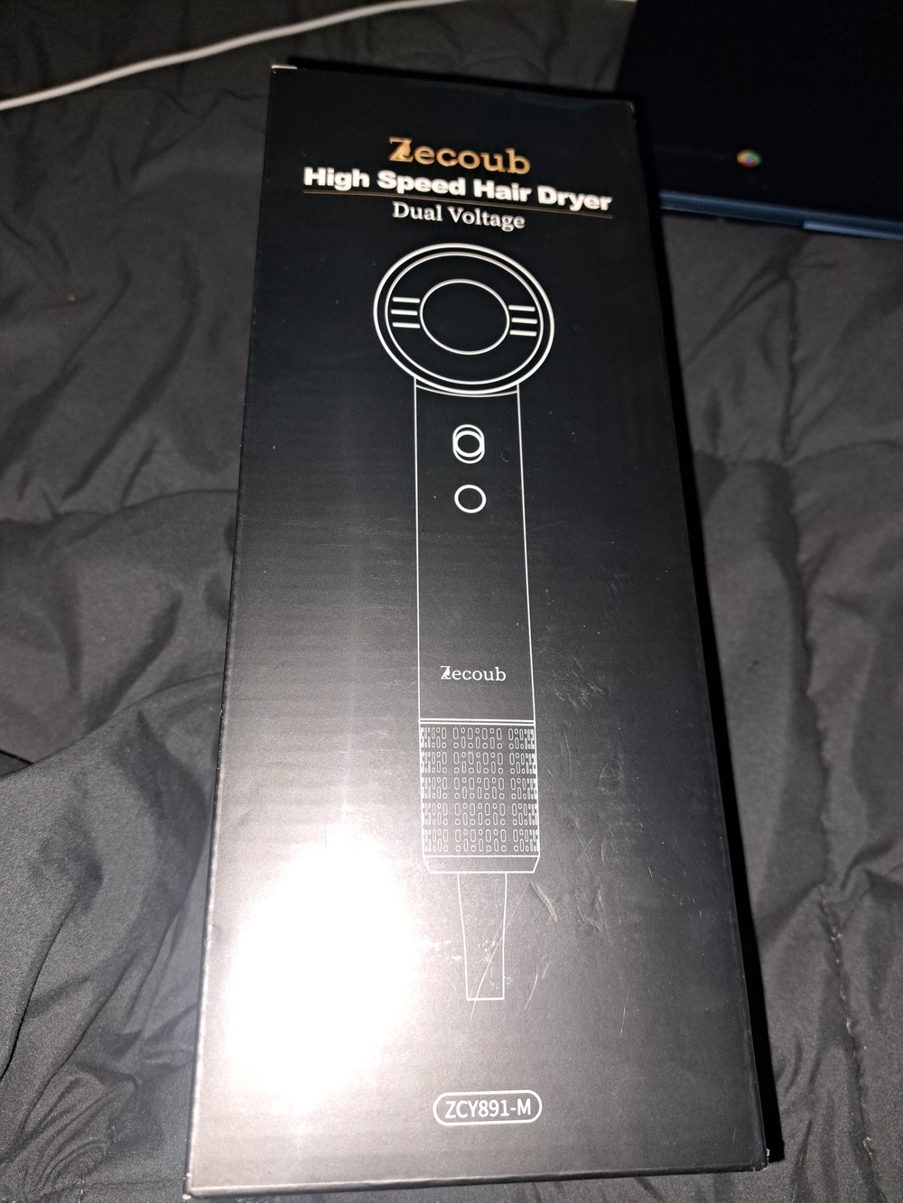 Amazon Black High Speed Hair Dryer Box